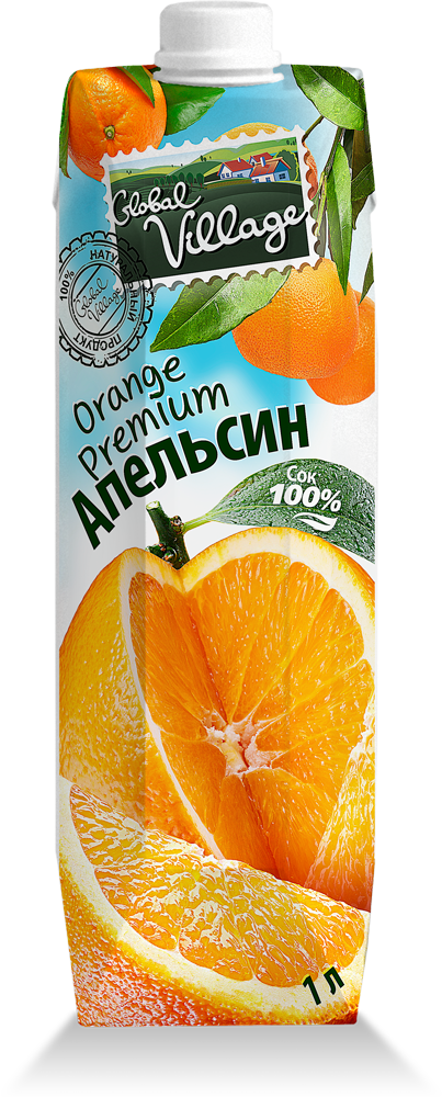 Дизайн упаковки сока  «Global Village»