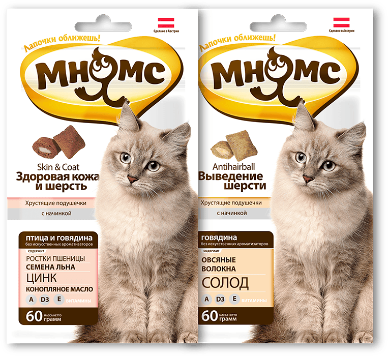 Разработка бренда продуктов для животных «Мнямс»™