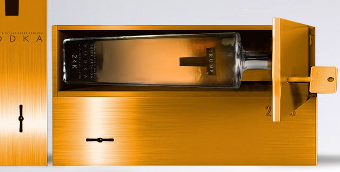 Водка Трамп - дизайн упаковки